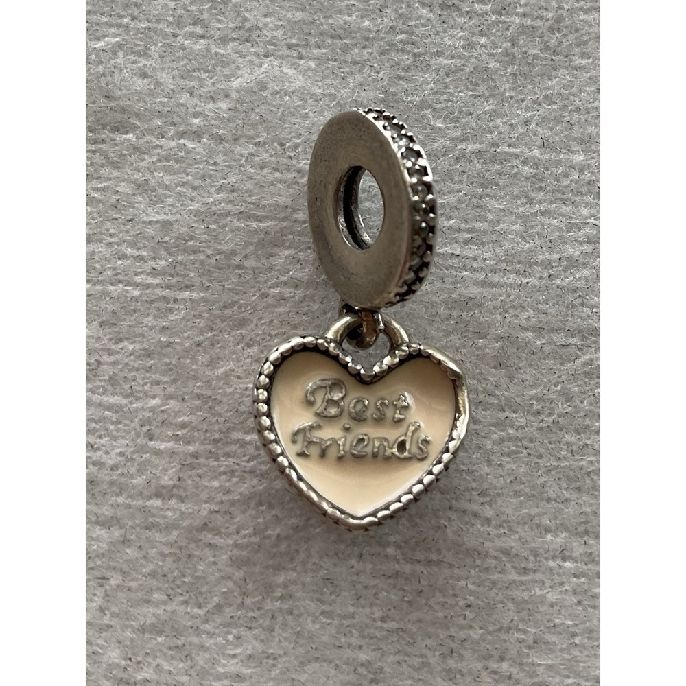 Pandora "Best Friends Always There" charm ALE 925 Sterling Silver